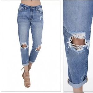 COPY - NATURE DENIM DESTROYED BOYFRIEND JEAN